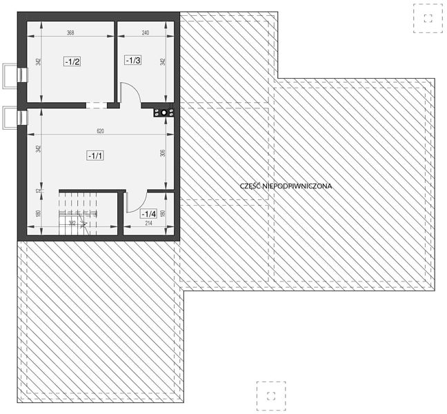 План 1 этажа дома HBI-9775-32 План 1 этажа дома HBI-9775-32
