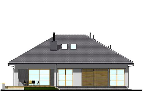 Фасад дома AIF-5888-56 Фасад дома AIF-5888-56