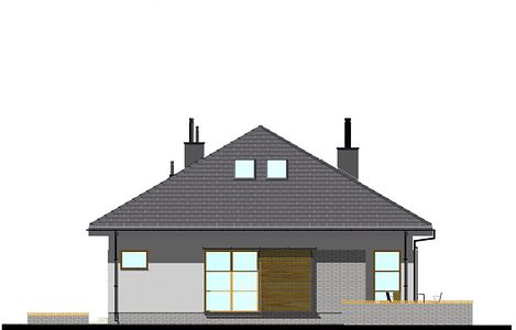 Фасад дома AIF-5888-56 Фасад дома AIF-5888-56