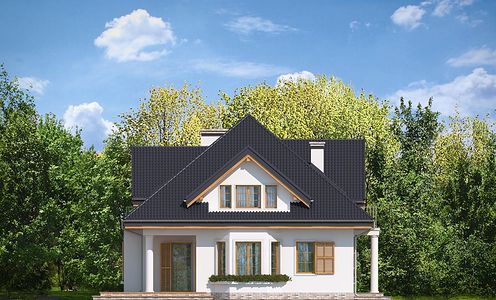 Фасад дома EAK-2874-58 Фасад дома EAK-2874-58