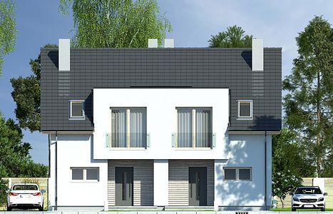 Фасад дома AFI-2727-37 Фасад дома AFI-2727-37
