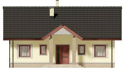 Фасад дома EHE-6628-83 Фасад дома EHE-6628-83