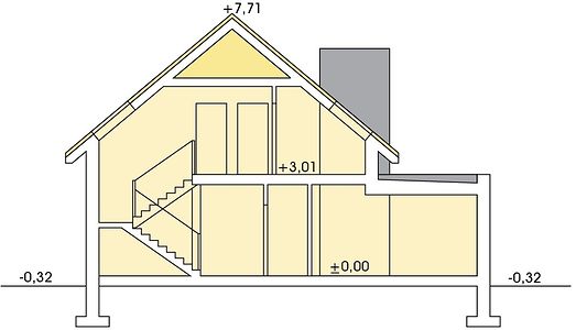 Фасад дома CHG-5464-13 Фасад дома CHG-5464-13