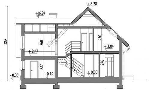 Фасад дома IBA-4172-45 Фасад дома IBA-4172-45
