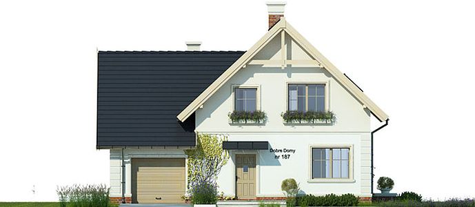 Фасад дома IBA-4172-45 Фасад дома IBA-4172-45