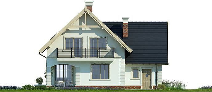 Фасад дома IBA-4172-45 Фасад дома IBA-4172-45