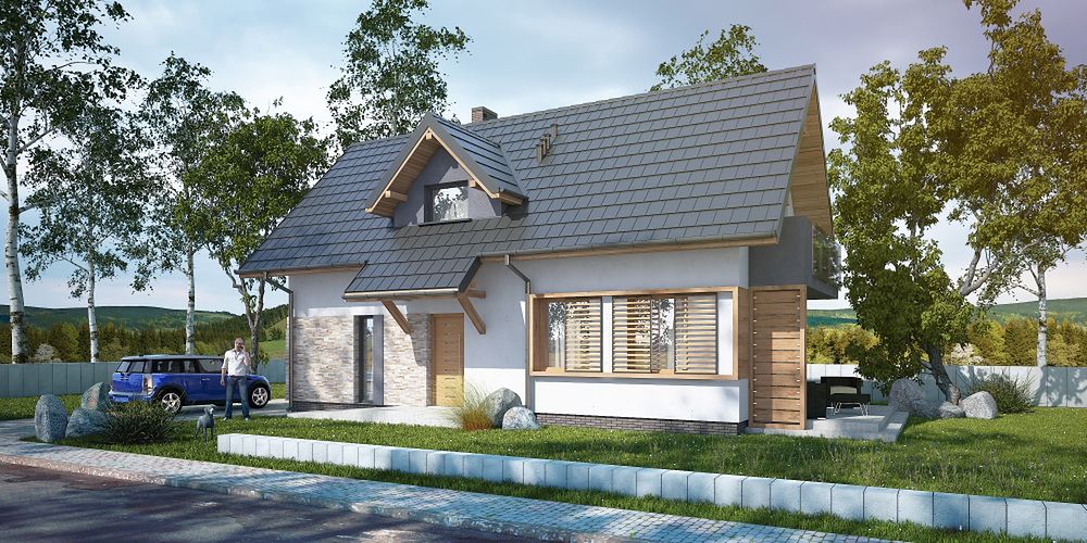 Проект дома KGK-1753-36 Проект дома KGK-1753-36