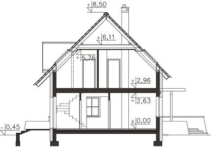 Фасад дома IBK-2792-35 Фасад дома IBK-2792-35