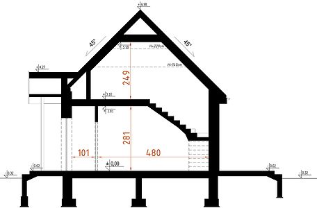 Фасад дома EIE-6431-28 Фасад дома EIE-6431-28